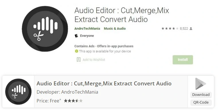 Aplikasi Edit Suara Audio Editor