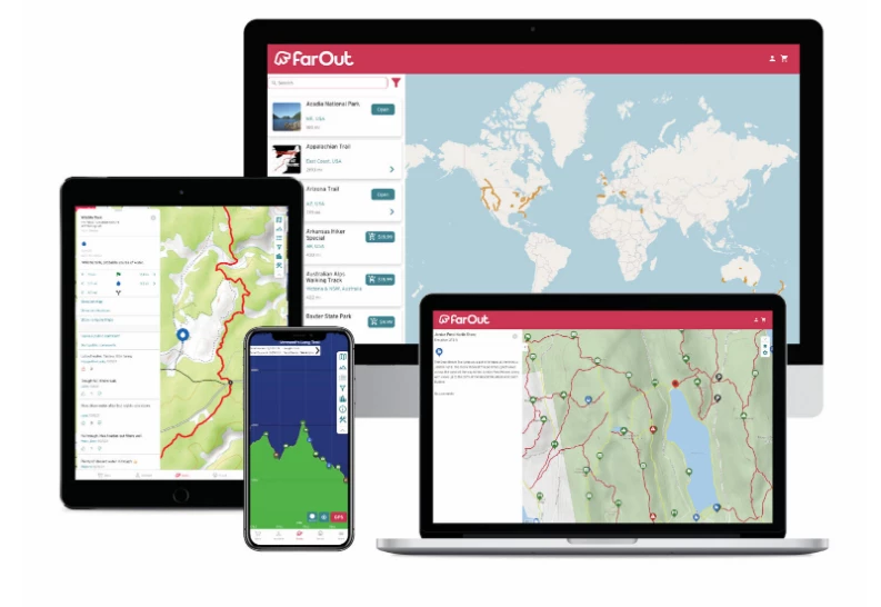 Aplikasi Hiking Terbaik Guthook Guides