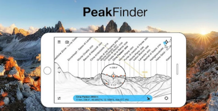 Aplikasi Hiking Terbaik Peakfinder Ar