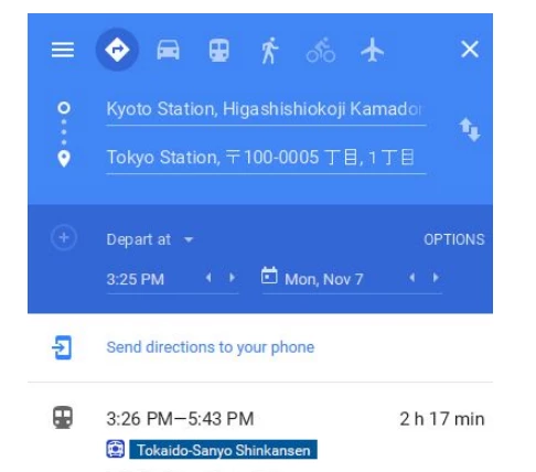 Aplikasi Perjalanan Di Jepang Google Maps