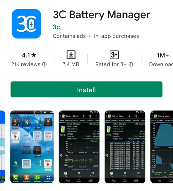 Aplikasi Penghemat Baterai Battery Manager