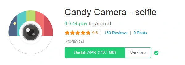 Candy Camera Aplikasi Kamera Terbaik
