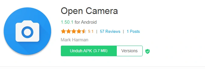 Open Camera Aplikasi Kamera Terbaik
